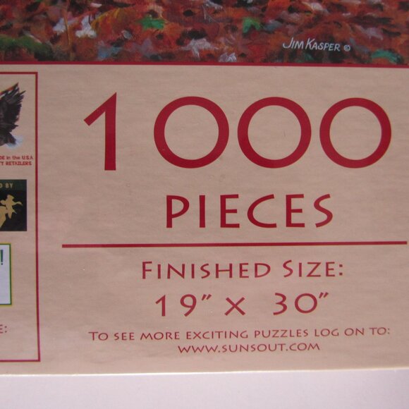 After the Rain SunsOut New Jigsaw Puzzle Animal Wild Deer 1000 pieces #46556 - Picture 6 of 8